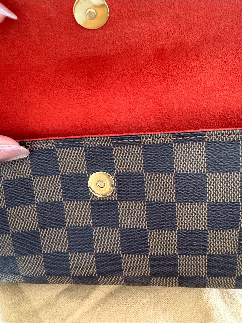 Louis Vuitton Recoleta in Brown Damier Ebene Shoulder Bag - Picture 8 of 9